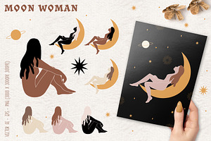 Celestial Woman Graphics & Patterns