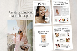 Color Newspaper Template Canva Edit