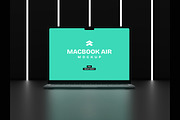 Macbook Air - Mockup, a Mac Mockup by Rometheme Std (Thumbnail 2 of 5)