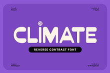 CS Climate – Reverse Contrast Font