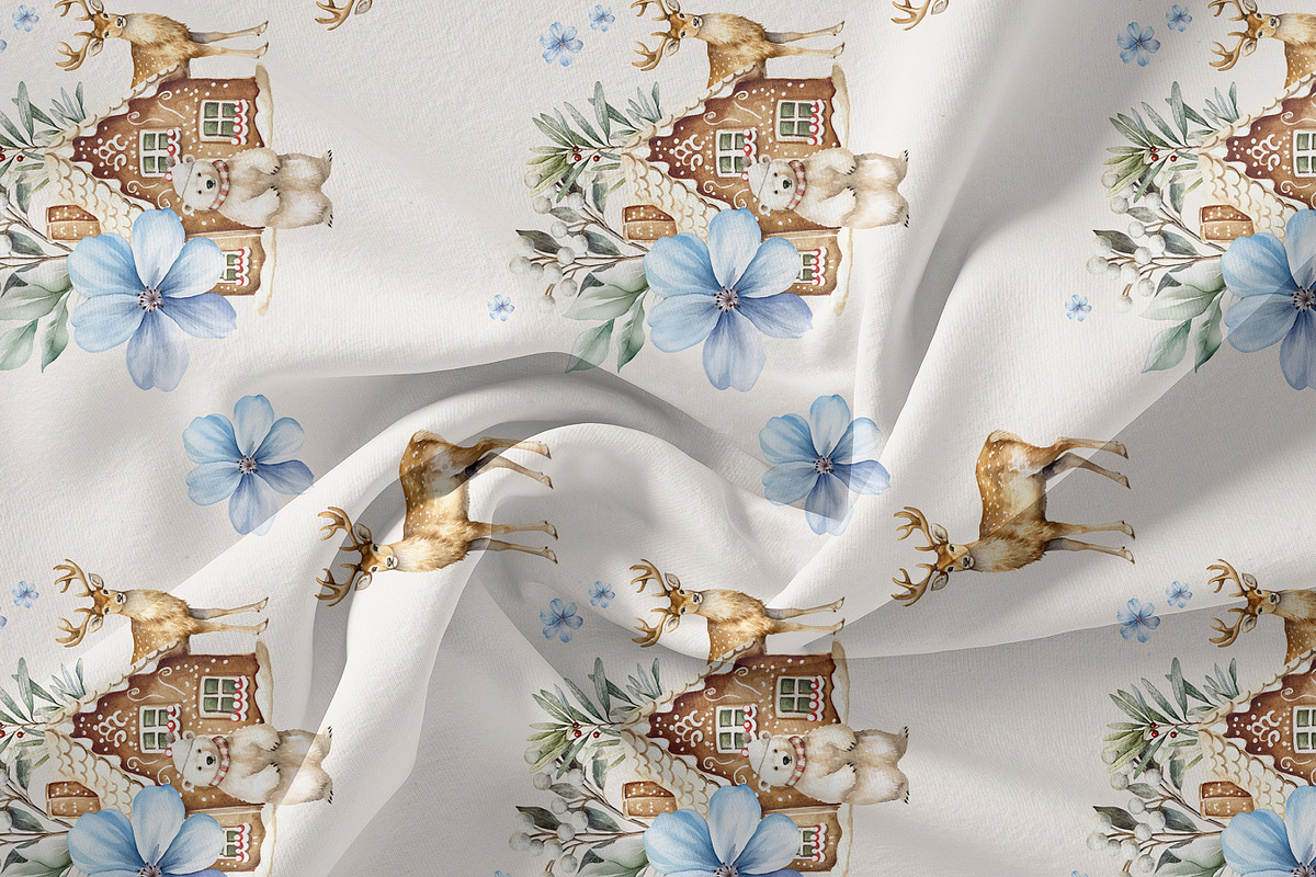 Christmas Magic Watercolor Clipart, an Object Illustration by Pati Paints (Photo 7 of 9)