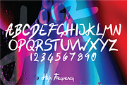 High Frequency hand lettered script, a Script Font by Salty Sweet Creative (Thumbnail 5 of 5)