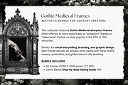 Gothic Medieval Frames, an Object Graphic by The Flossy Finch (Thumbnail 2 of 21)