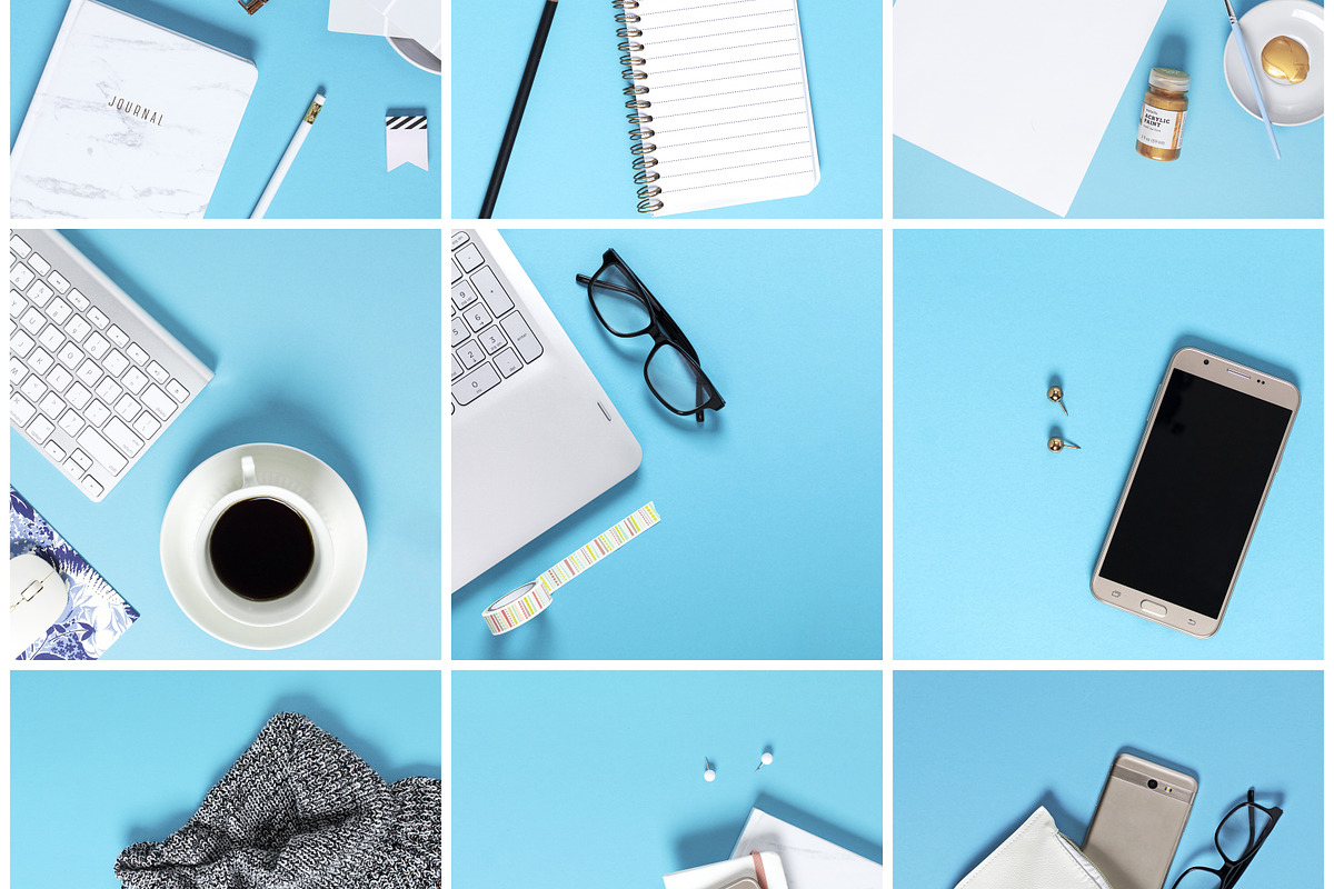 Blue Flatlay Bundle, a Business Photo by Ivory Mix (Photo 2 of 8)