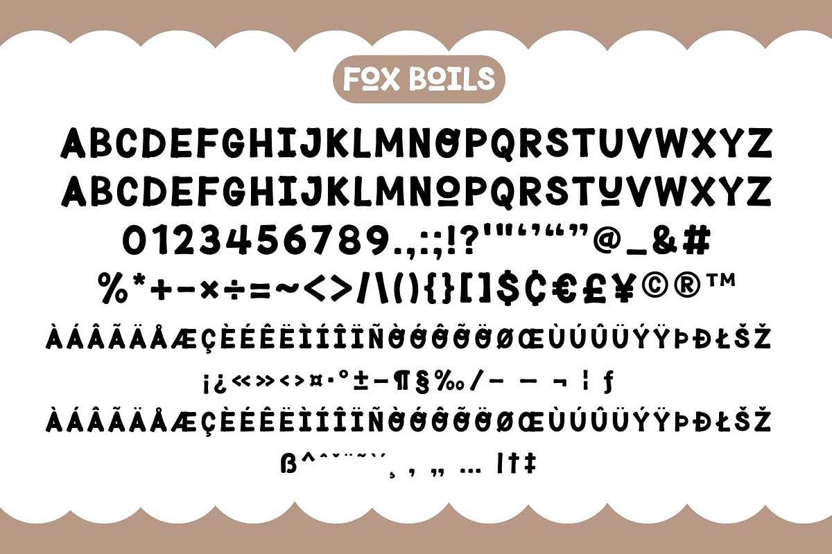 Fox Boils Fonts 4 Style, a Handwritten Font by Fox7 By Rattana (Photo 7 of 10)