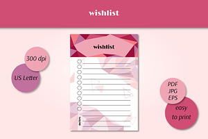 Planner Printable Template A5 Vector