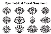 Elegant Symmetrical Floral Motifs, an Object Graphic by Creativeshirt (Thumbnail 1 of 3)