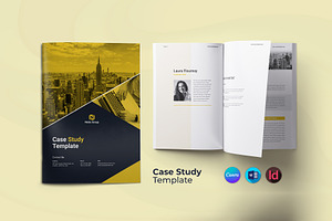 Canva Case Study Template, a Brochure Template by DesignDevisers