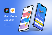 Quiz Game App | Trivia App UI Kit, an UI Kit Template by yoframe (Thumbnail 1 of 5)