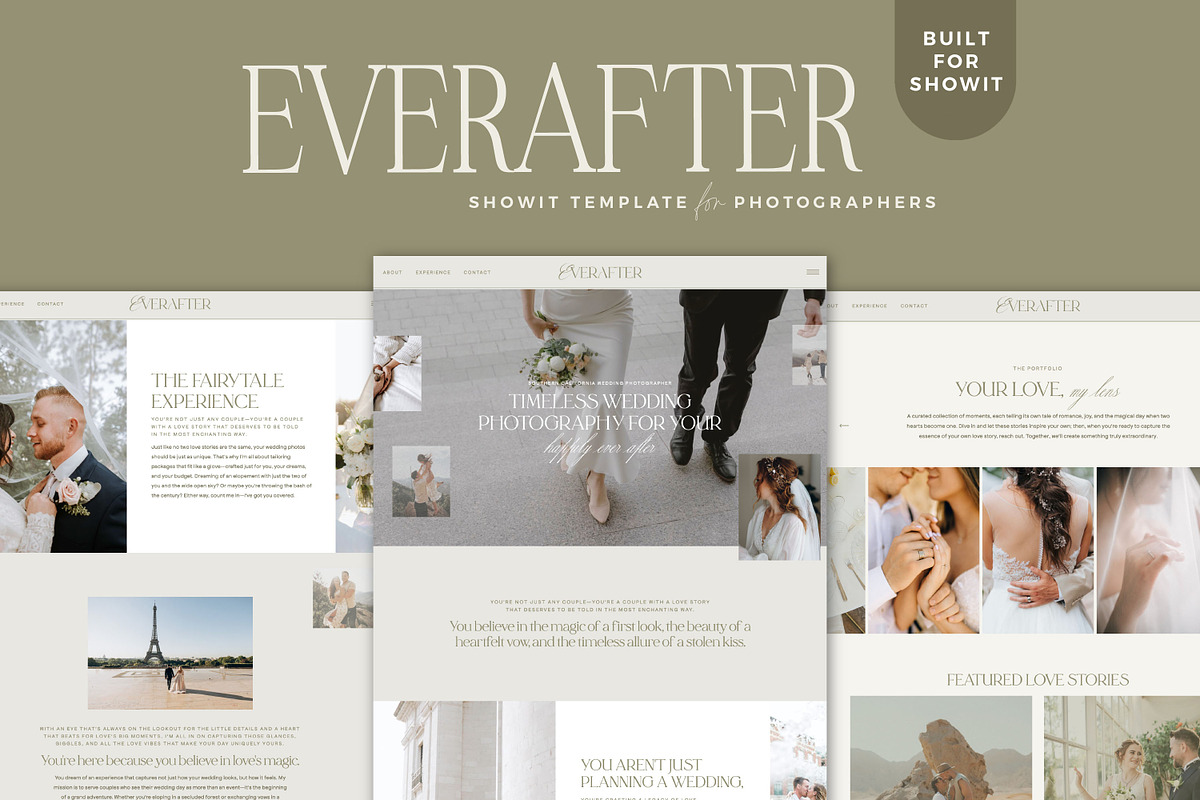 Showit Template for Photographers, a Websites & App Template by Lennox Creative Co. (Photo 1 of 5)