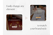 60 Lawyer Social Media Posts, a Social Media Template by PatternLab. (Thumbnail 8 of 9)