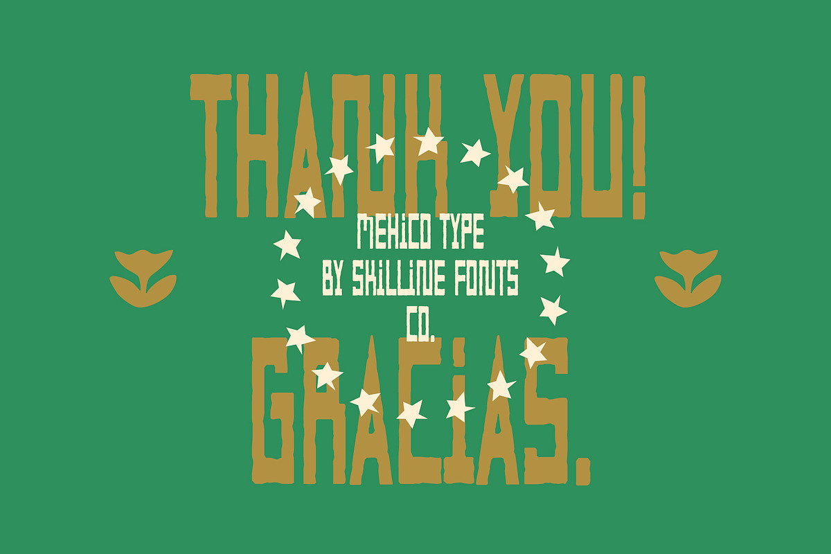 SFC Mehico, a Handwritten Font by Skilline Supply Co. (Photo 6 of 6)