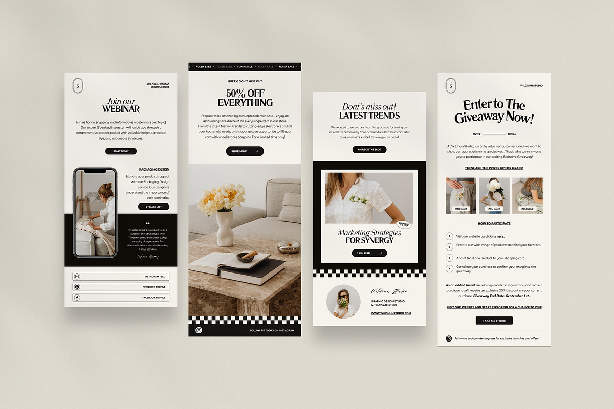 SERE / Newsletter Template, an Email Template by Wildnun Studio (Photo 7 of 18)