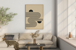 Set Of 15 Simple Geometric Posters