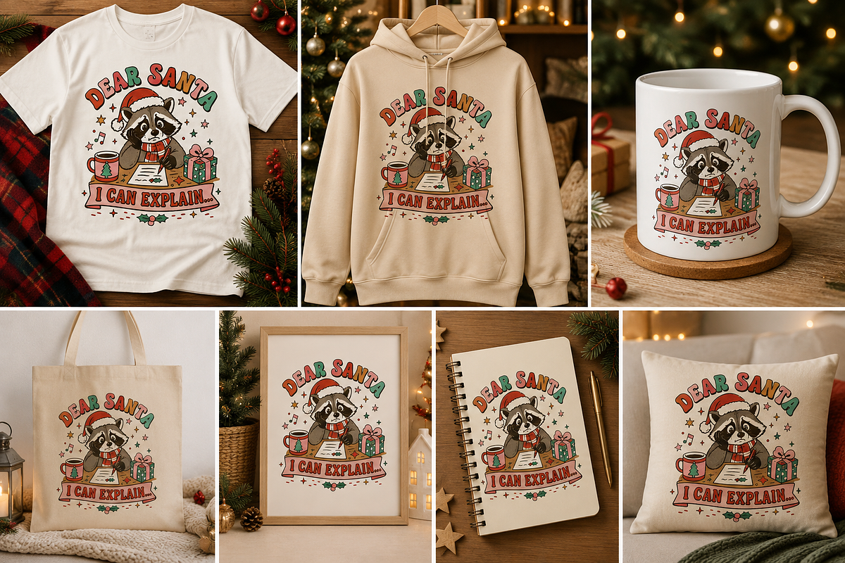 Funny Retro Vintage Christmas Bundle, an Object Graphic by Daisy Design (Photo 12 of 19)