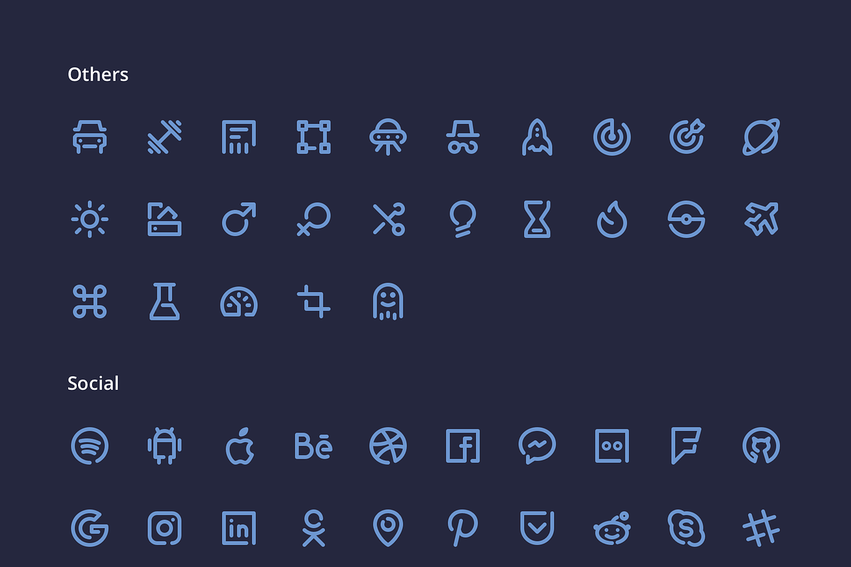 Unicons Icon Set - 200 line icons, an Outline Icon by iconland (Photo 5 of 5)
