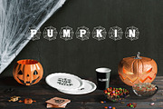 Spider Monogram Halloween Font, a Font by vladocar (Thumbnail 3 of 5)