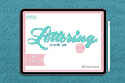 Procreate Lettering Brush Pack 2, a Brush Add-On by Cynlop Ink (Thumbnail 1 of 8)