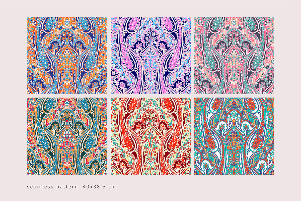 Bohemian Paisley Premium Pattern, a Pattern Graphic by ASTUDIO (Photo 3 of 7)