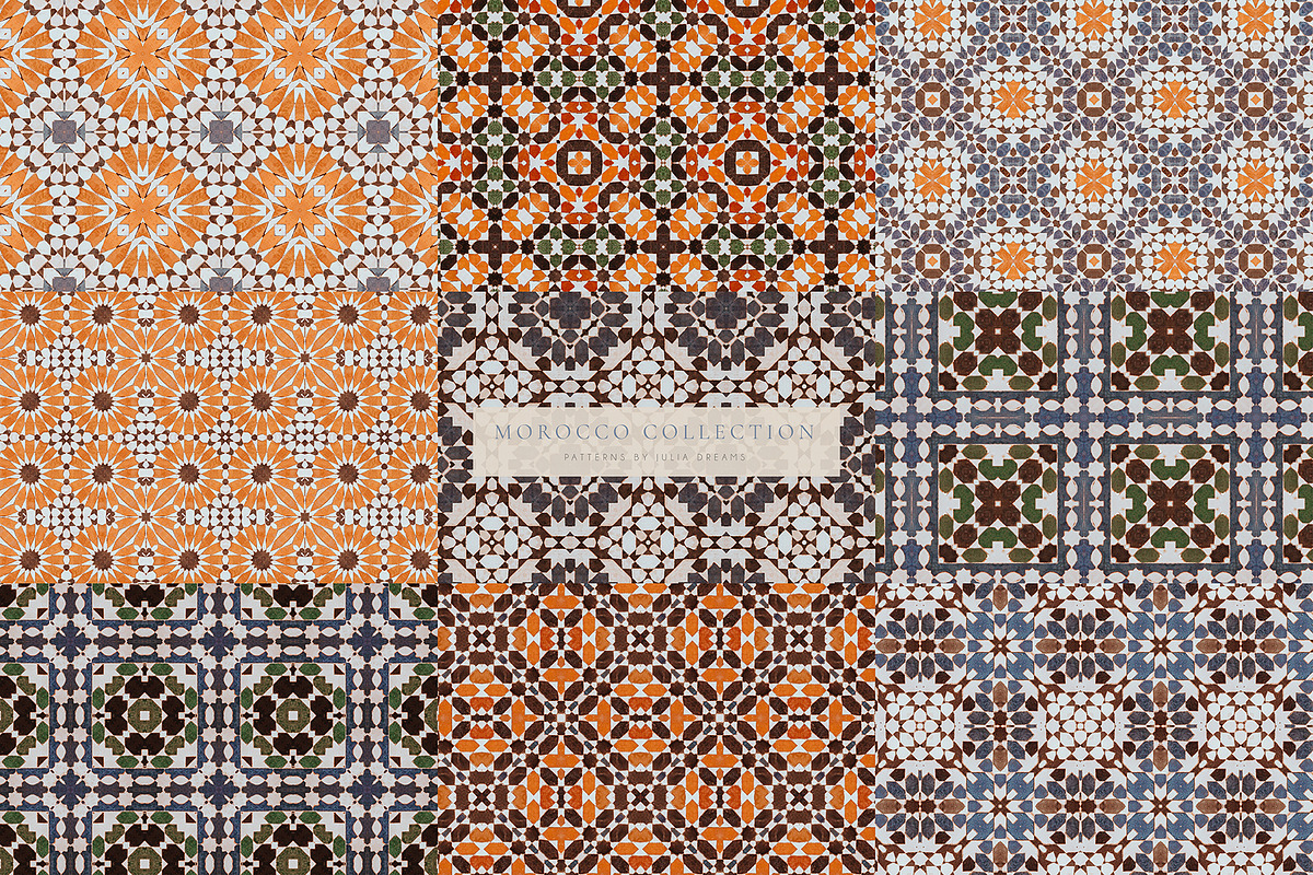 Moroccan 65 Patterns and 65 Tiles, a Pattern Graphic by Julia Dreams (Photo 6 of 15)