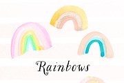 Watercolor Butterflies and Rainbows, an Illustration by Emerald & Ivy Studios (Thumbnail 3 of 3)