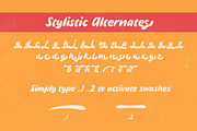 Rumble Born - Bold Display Typeface, a Script Font by Letterhend Studio (Thumbnail 7 of 9)