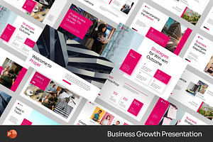Business Growth Powerpoint Templates, a Presentation Template by Fit-tee