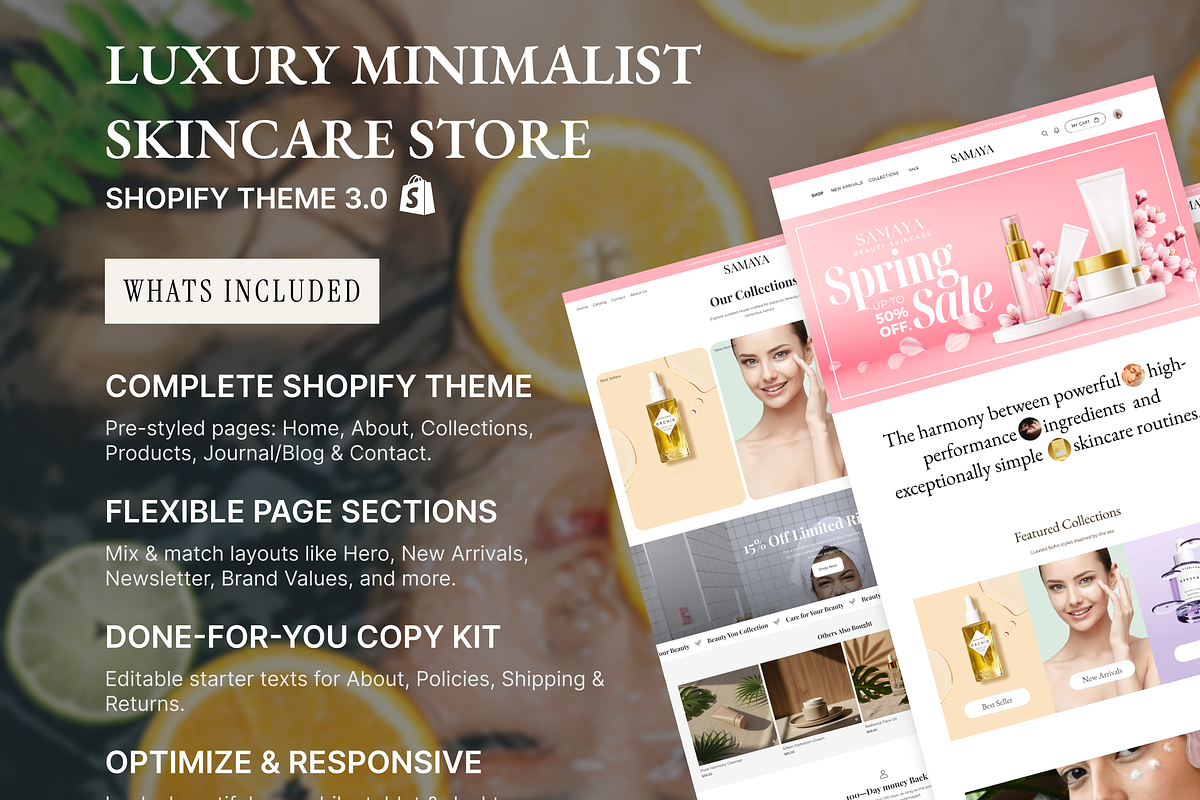 Samaya - Natural Skincare Theme, a Shopify Template by AtelierDuVow (Photo 8 of 10)