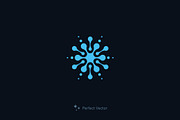 Snowflake Logo Template, a Branding & Logo Template by Artyway Logo (Thumbnail 2 of 4)
