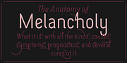 Melancholia, a Sans Serif Font by Barnbrook Fonts (Thumbnail 6 of 6)