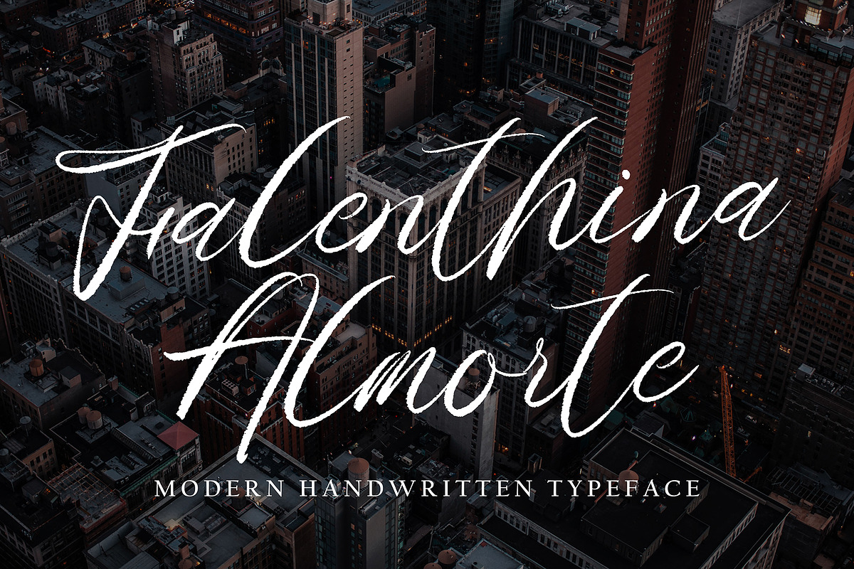 Falenthina Almirte, a Handwritten Font by HaKi Studio (Photo 1 of 6)