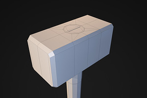 Low Poly Sledgehammer V1