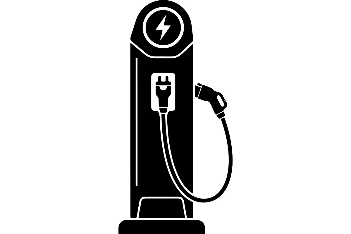EV Charging Station Icon Bundle, a Technology Illustration by jahid234 (Photo 7 of 13)