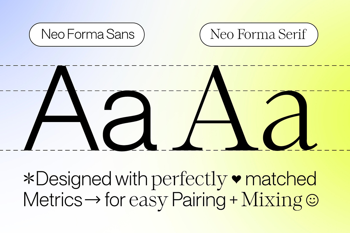 Neo Forma (NEW v2.0) 8 Fonts + Icons, a Sans Serif Font by Sam Parrett (Photo 2 of 14)