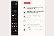 Systeme.io Dark Red List Shop Layout, a Landing Page Template by Hayley's Digital Hub (Thumbnail 8 of 10)