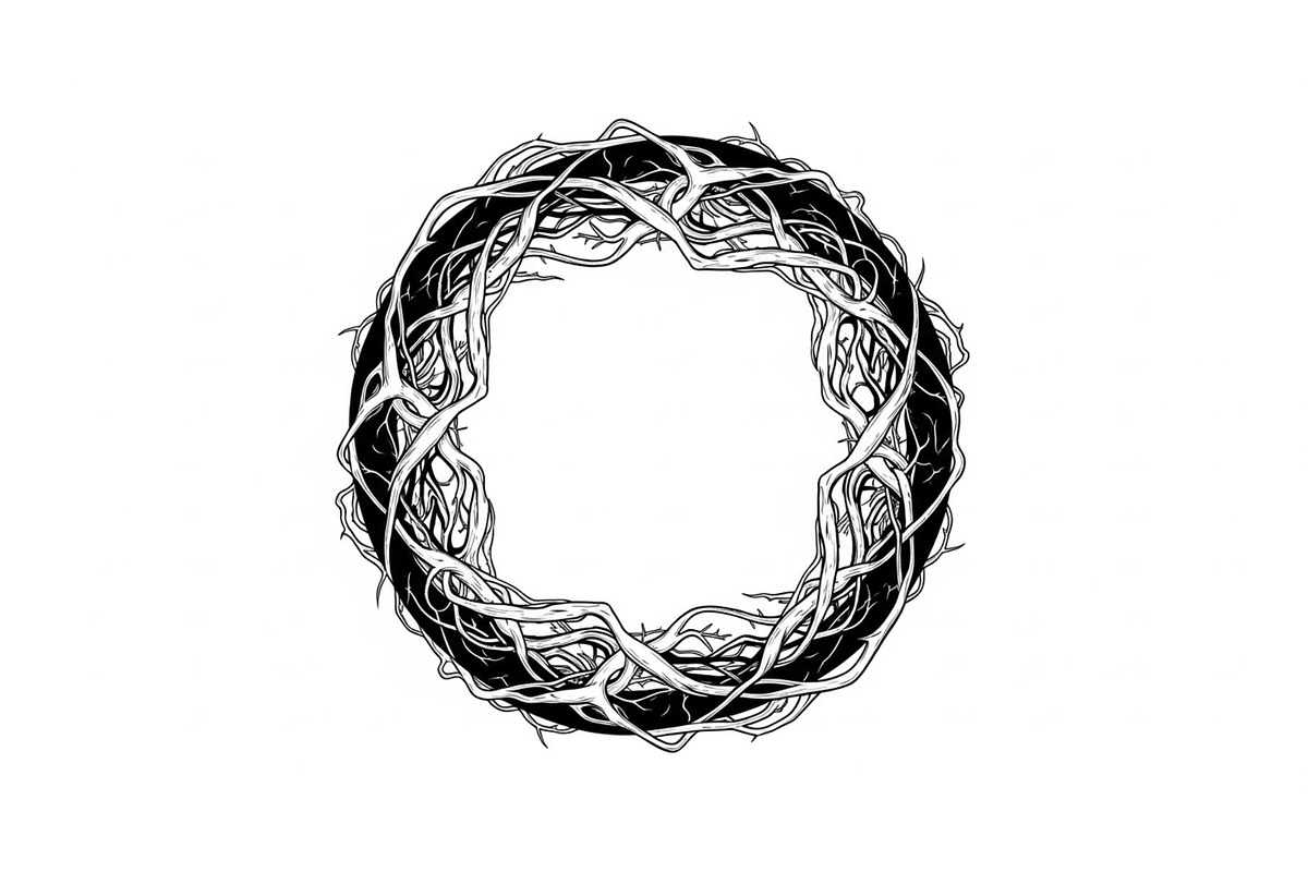Hand Drawn Wreath Frame Bundle, an Illustration by yasushie (Photo 31 of 51)