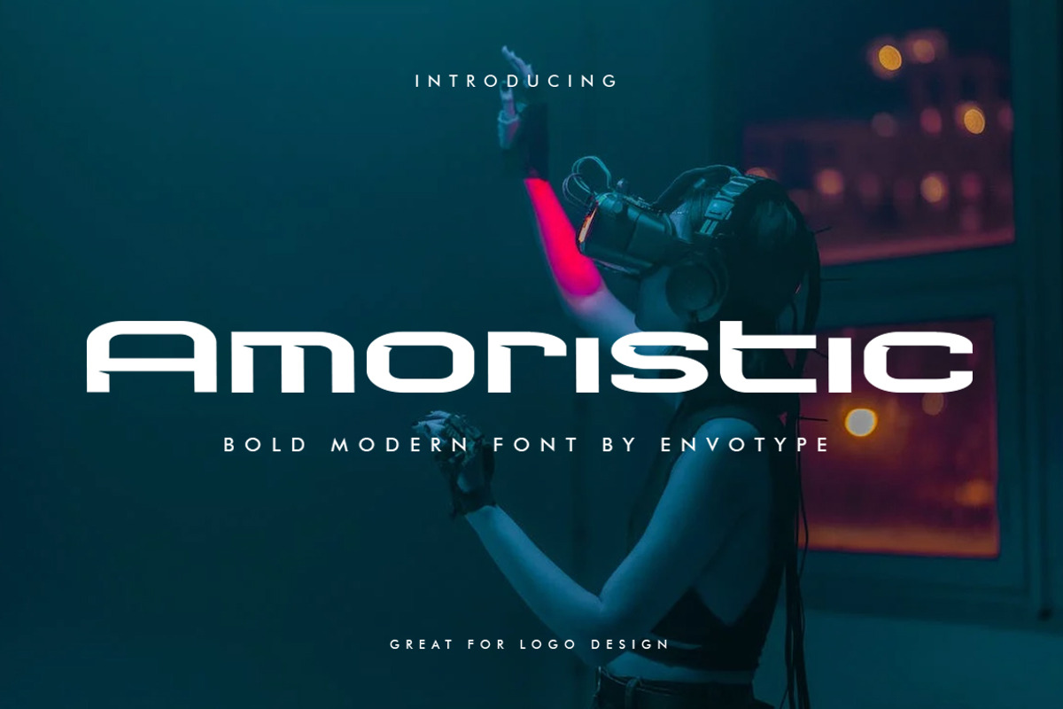 Amoristic - Modern Font, a Sans Serif Font by Templatiostudio (Photo 1 of 8)