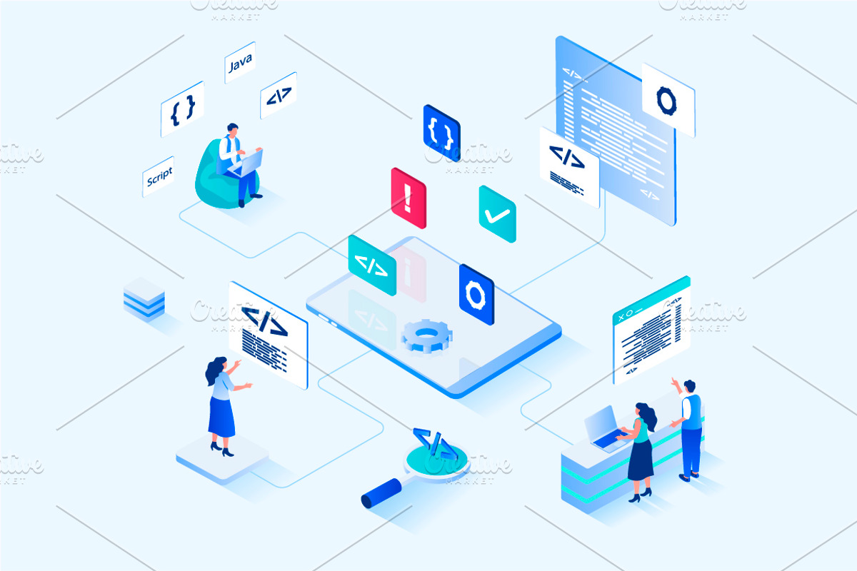 Isometric Web Illustrations, a Templates & Theme by alexdndz (Photo 31 of 31)