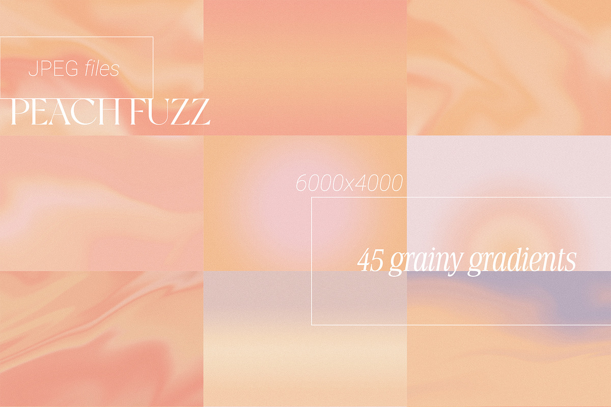 Peach Gradient Texture Backgrounds, a Texture Graphic by Oksana Trygub (Photo 6 of 9)