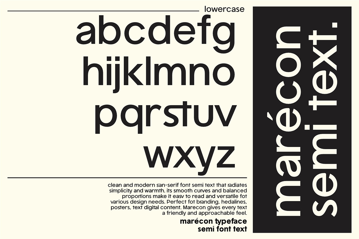 Marecon, a Sans Serif Font by ismanayuda (Photo 7 of 8)