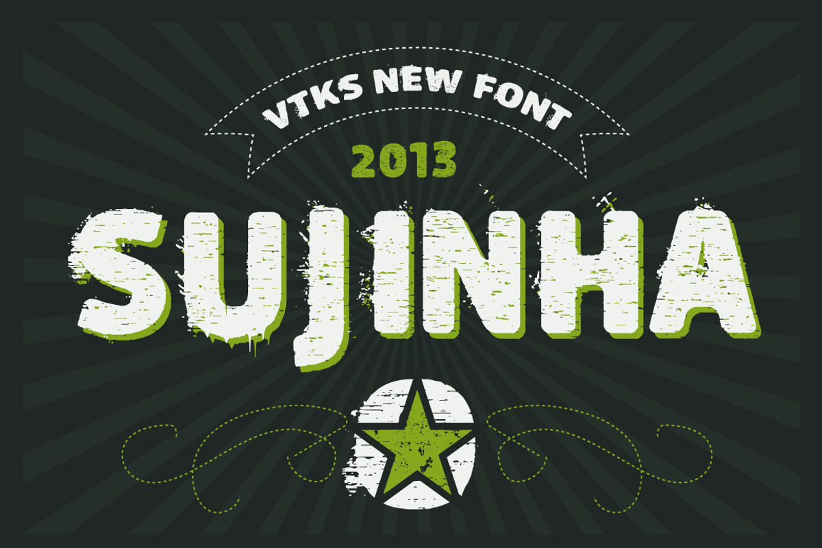 Sujinha Font By Vtks