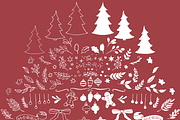 139 Holiday Design Elements, an Illustration by Foxtail Pine Studio (Thumbnail 5 of 5)