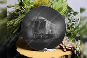 Eerie Train Car Halloween Railroad, a Background Graphic by LaseredNinja (Thumbnail 5 of 7)