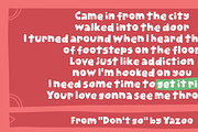 Get It Right - today or tomorrow! :), a Handwritten Font by pizzadudedotdk (Thumbnail 2 of 9)