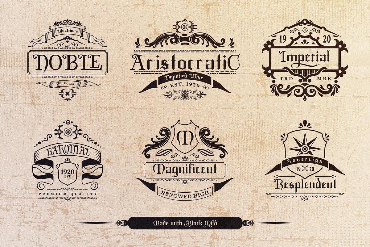 Black Mild Typeface, a Blackletter Font by alit design (Photo 12 of 15)