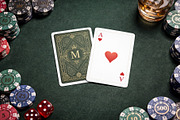 Poker Playing Cards Mockup, a Product Mockup by Country4k (Thumbnail 1 of 3)
