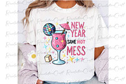 Yarn Crochet New Year Mess Png, an Illustration by OK Design (Thumbnail 2 of 4)