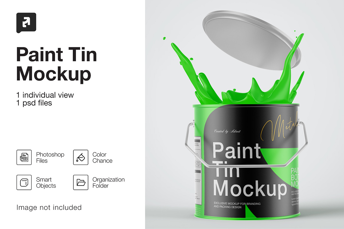 Paint tin mockup, a Graphic by _Adroit_