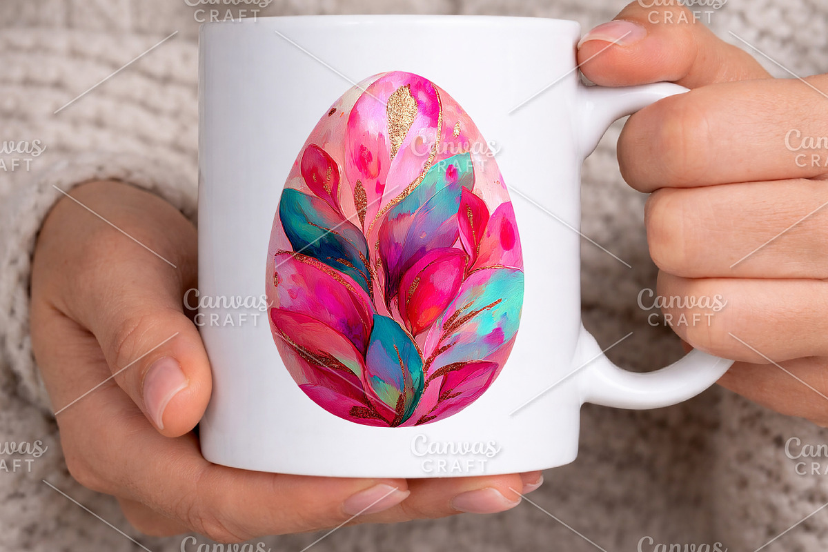 Pastel Brushstroke Easter Clipart, an Illustration by Canvas Craft (Photo 5 of 7)