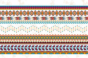 Tribal Clip Art & Border- EPS + PNG, an Illustration by JSquarePresents (Thumbnail 3 of 3)